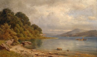 Lake Wörthersee near Velden by Gottfried Seelos